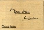 Portada de la partitura Nere etxea (1936)